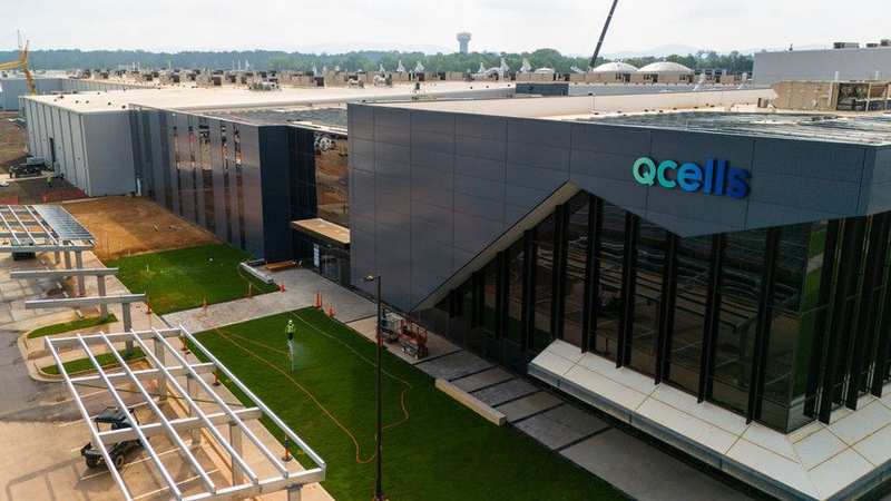 The Qcells solar manufacturing plant in Georgia